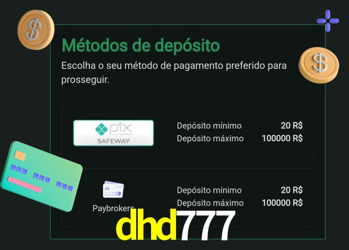 O cassino dhd777 oferece uma grande variedade de métodos de pagamento